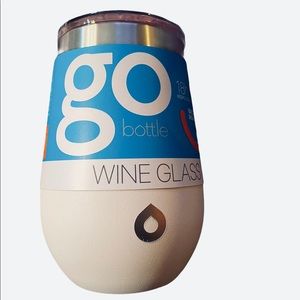 New Go Bottle Insulated Wine Glass With Lid